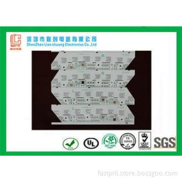 Two layer PCB white circuit board with 12hours urgent , ele